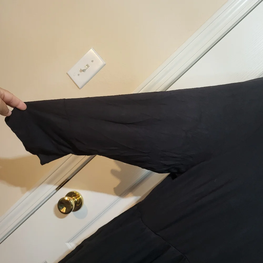 Torrid Super Soft Black Mock Midi Dress - Picture 5 of 13